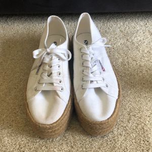 Supera White Platform Shoes